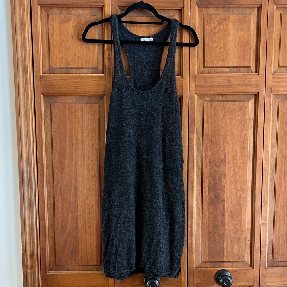 Minnie Rose Charcoal Knit Dress
